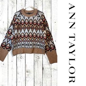 Ann Taylor Women’s Size XL Sweater Crew Wool Blend
